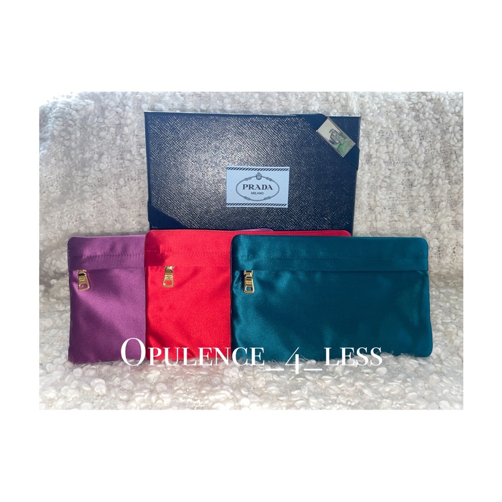 Prada Satin Pouch/Clutch